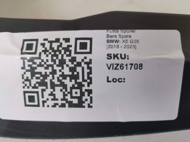 bontott BMW X5 Hátsó Lökhárító Alsó (Műanyag)