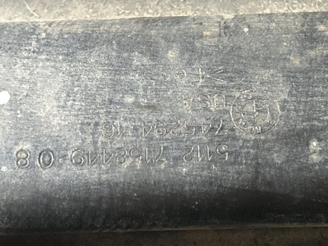 bontott BMW X5 Hátsó Lökhárító Merevítő (Fém)