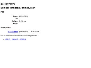 bontott BMW X5 Hátsó Lökhárító (Részeivel)