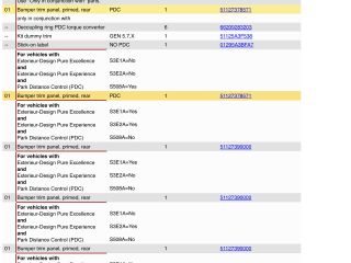 bontott BMW X5 Hátsó Lökhárító (Részeivel)