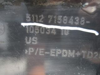 bontott BMW X5 Hátsó Lökhárító (Üresen)