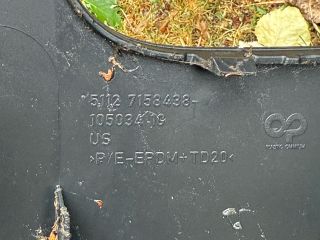 bontott BMW X5 Hátsó Lökhárító (Üresen)