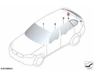 bontott BMW X5 Hátsó Szélvédő