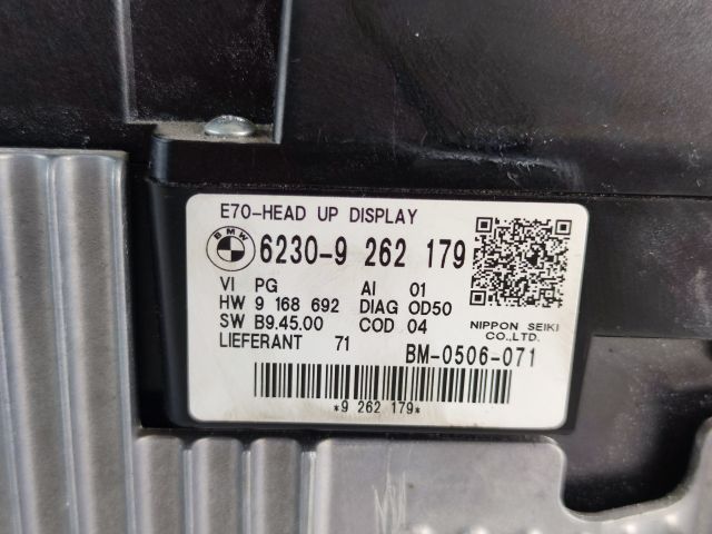 bontott BMW X5 Head-Up Display