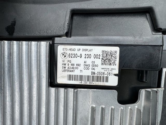 bontott BMW X5 Head-Up Display