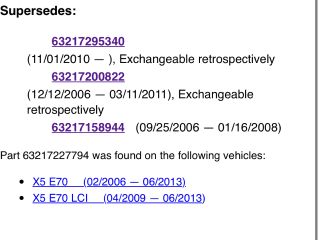 bontott BMW X5 Jobb Belső Hátsó Lámpa