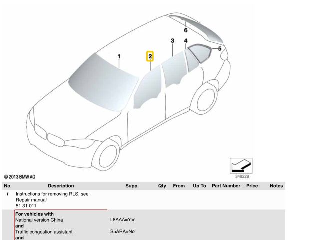 bontott BMW X5 Jobb első Ablak