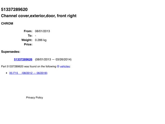 bontott BMW X5 Jobb első Ajtó Díszléc