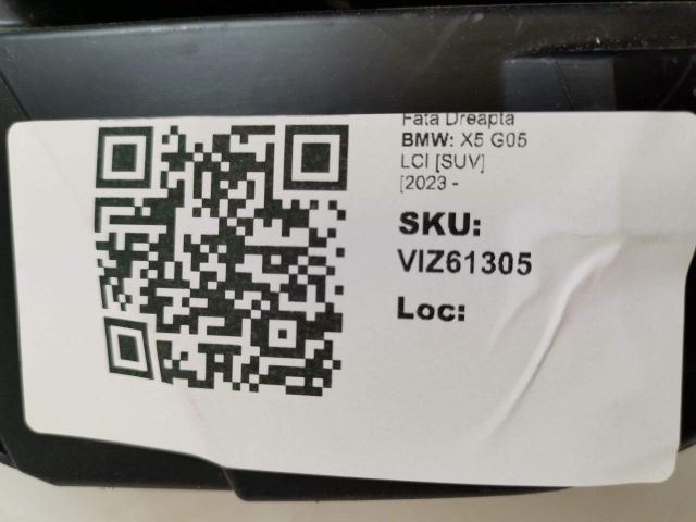 bontott BMW X5 Jobb első Lökhárító Tartó (Műanyag)