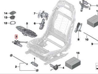 bontott BMW X5 Jobb első Ülés Állító Motor