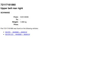 bontott BMW X5 Jobb hátsó Biztonsági Öv