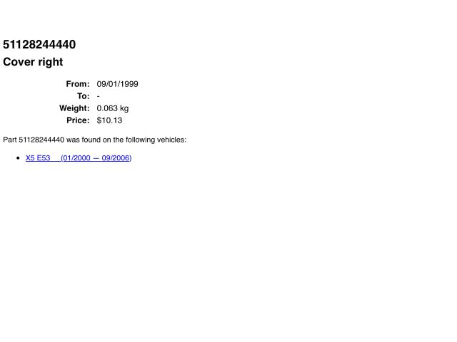 bontott BMW X5 Jobb hátsó Lökhárító Sarok (Műanyag)