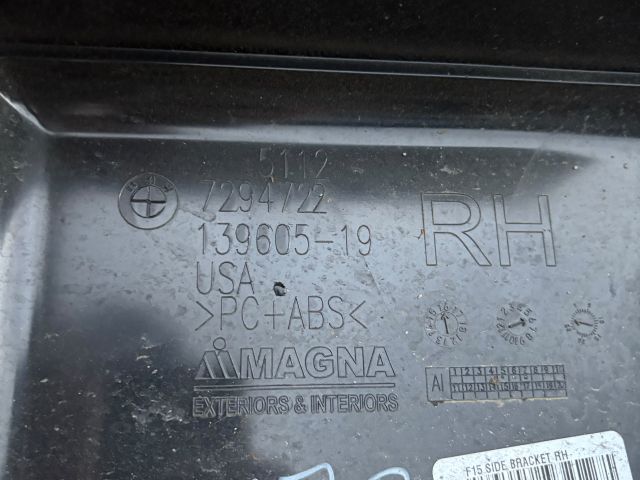 bontott BMW X5 Jobb hátsó Oldal Lökhárító Tartó (Műanyag)