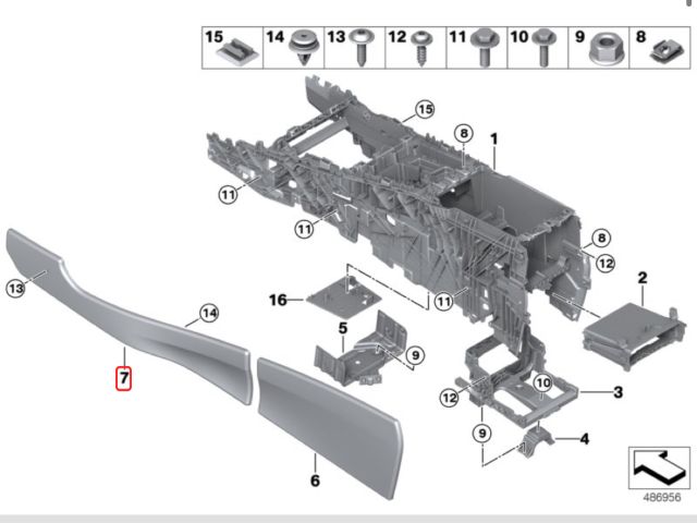 bontott BMW X5 Jobb Kardánbox Burkolat