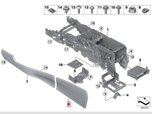 bontott BMW X5 Jobb Kardánbox Burkolat