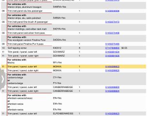 bontott BMW X5 Jobb Műszerfal Oldalkárpit