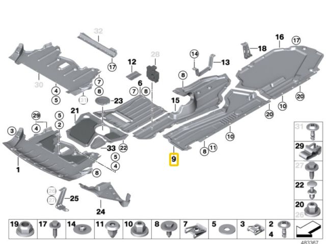 bontott BMW X5 Kartervédő