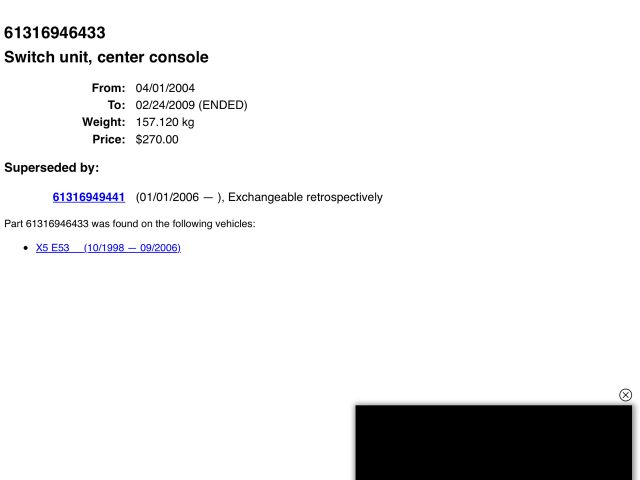 bontott BMW X5 Kombinált Kapcsoló