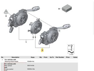bontott BMW X5 Komplett Kormánykapcsoló (Bajuszkapcsoló)