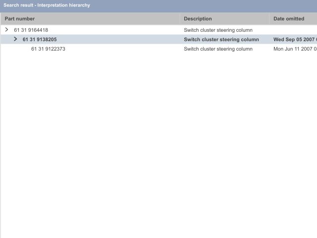 bontott BMW X5 Komplett Kormánykapcsoló (Bajuszkapcsoló)