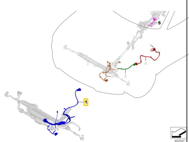 bontott BMW X5 Kormánymű Kábelköteg (Elektromos)
