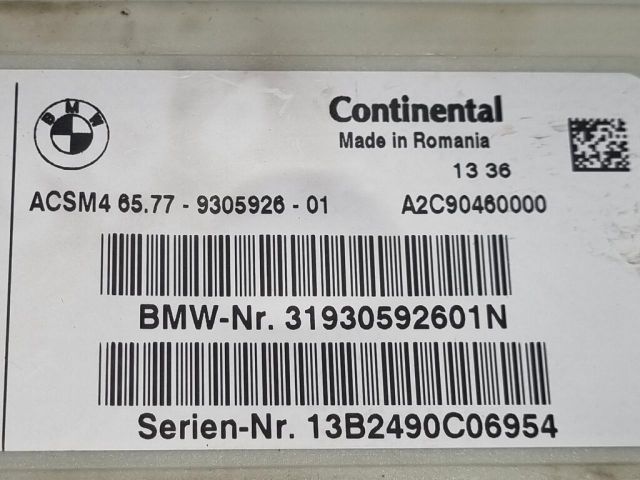 bontott BMW X5 Központi Ütközés Érzékelő