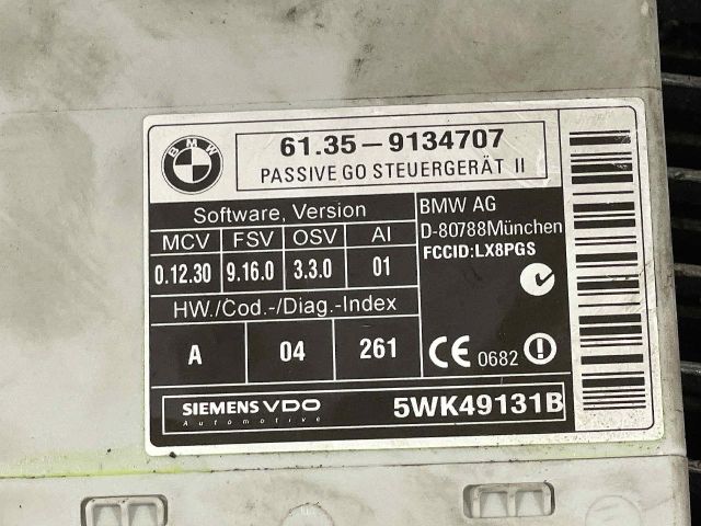 bontott BMW X5 Kulcs Nélküli Nyitás Jeladó