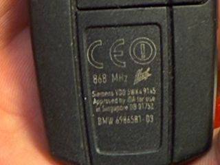 bontott BMW X5 Kulcs