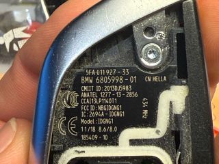 bontott BMW X5 Kulcs