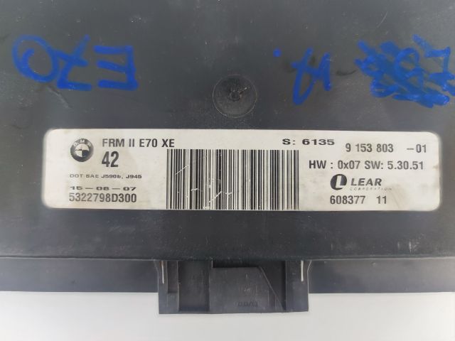 bontott BMW X5 Lámpa Vezérlő