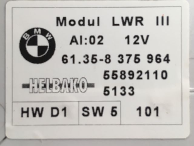 bontott BMW X5 Lámpa Vezérlő