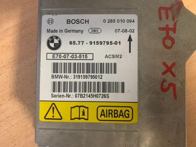 bontott BMW X5 Légzsák Elektronika