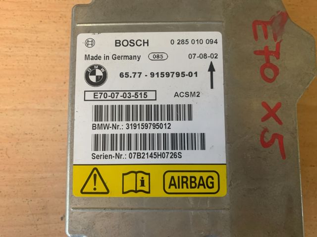 bontott BMW X5 Légzsák Elektronika