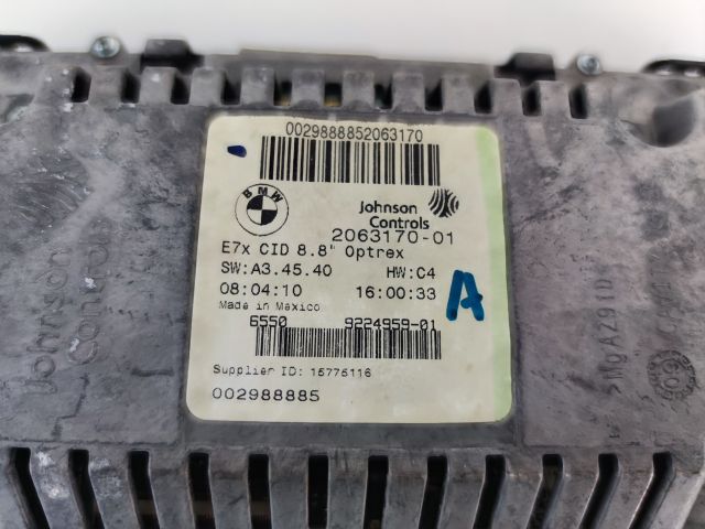 bontott BMW X5 Multifunkciós Kijelző