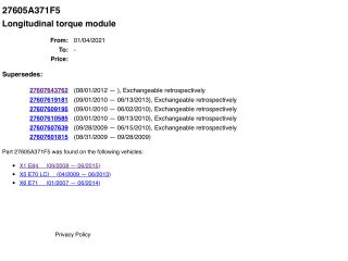 bontott BMW X5 Osztómű Állító Motor