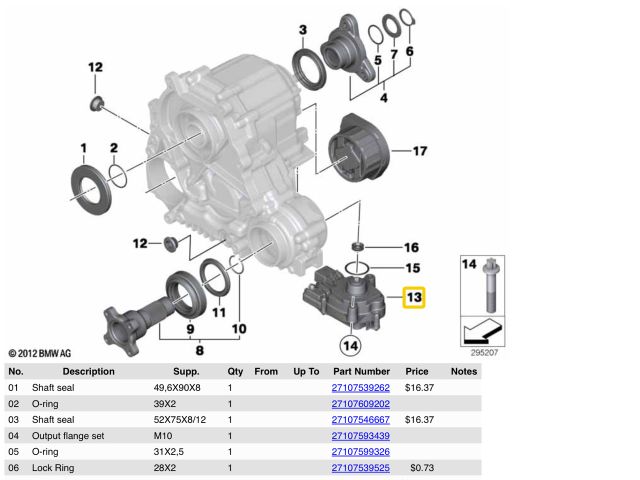 bontott BMW X5 Osztómű Állító Motor