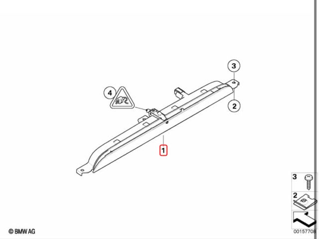 bontott BMW X5 Pótféklámpa