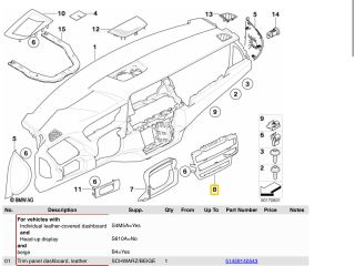 bontott BMW X5 Rádió / CD Keret