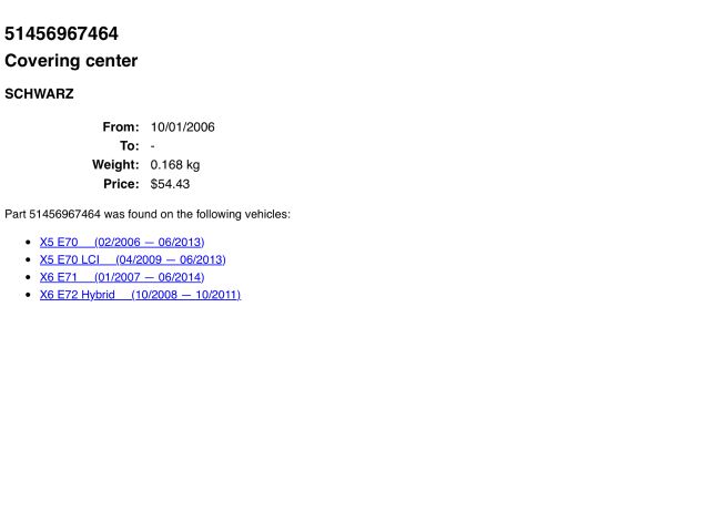 bontott BMW X5 Rádió / CD Keret