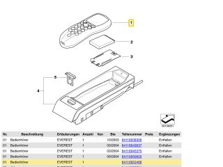 bontott BMW X5 Telefon Elektronika