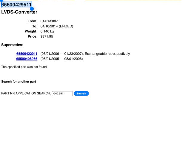 bontott BMW X5 Video Elektronika