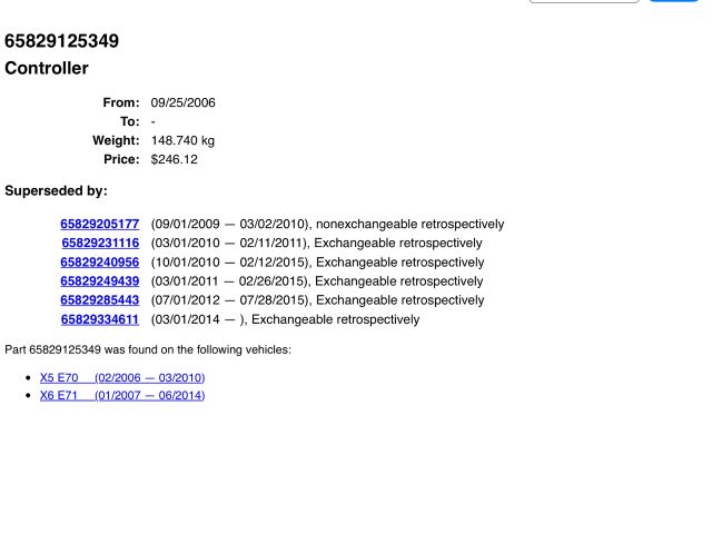 bontott BMW X5 Video Elektronika
