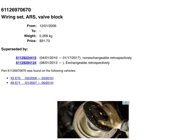 bontott BMW X5 Aktív Futómű Hidraulikus Szeleptömb