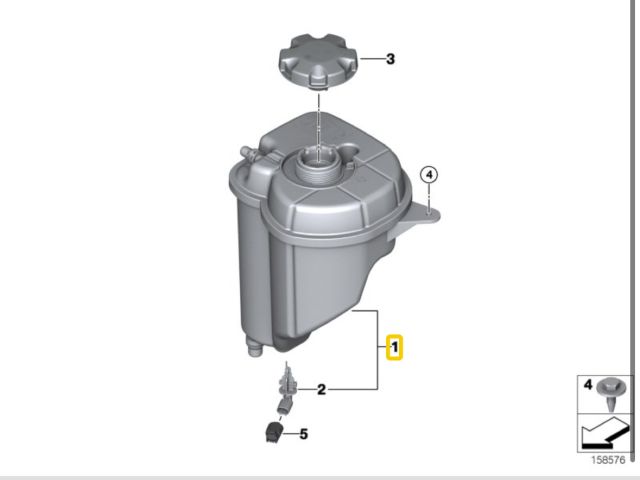bontott BMW X5 Kiegyenlítő Tartály