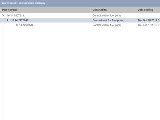 bontott BMW X5 Üzemanyag Szivattyú Relé