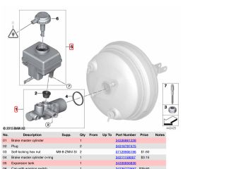 bontott BMW X5 Fékrásegítő
