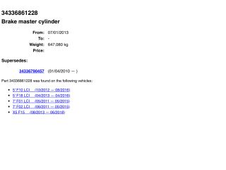 bontott BMW X5 Fékrásegítő