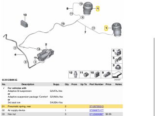 bontott BMW X5 Hátsó Rugó