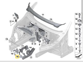 bontott BMW X5 Bal Féltengely Porvédő Lemez