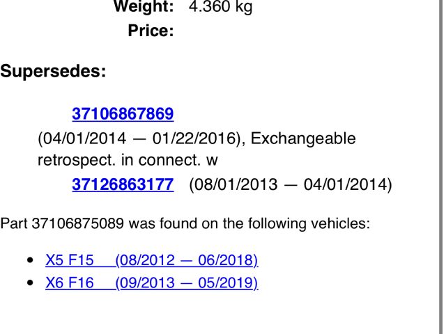 bontott BMW X5 Bal hátsó Lengéscsillapító